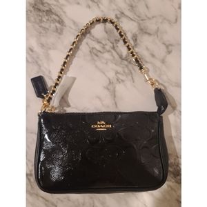 Coach Large Wristlet with Chain